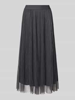 Only Regular fit midirok van mesh model 'LAVINA'