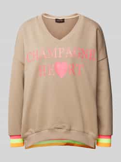 Miss goodlife Oversized sweatshirt met labelprint