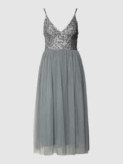 Lace & Beads Cocktailjurk met pailletten