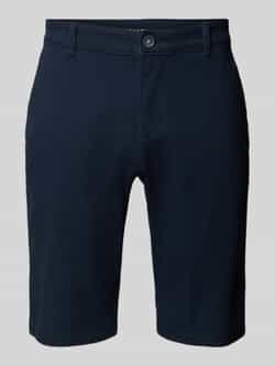 Tom Tailor Slim fit korte chino van katoenmix