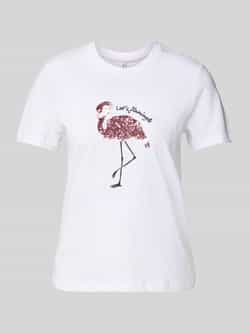 Only Regular fit T-shirt met pailletten model 'KITA'