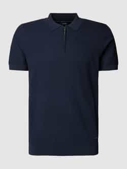 JOOP! Collection Regular fit poloshirt met ritssluiting model 'Vancro'