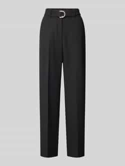 Hugo Boss Verstelbare Riem Straight-Cut Broek Black Dames