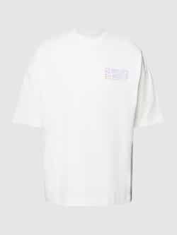 Multiply Apparel Oversized T-shirt met labelprint