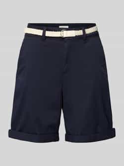 S.Oliver RED LABEL Regular fit korte chino met gevlochten riem