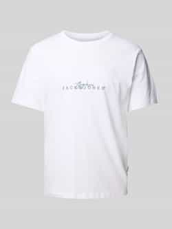 Jack & jones T-shirt met labelprint model 'VARENNA'