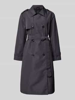 WITHBLACK Trenchcoat met strikceintuur