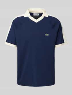 Lacoste Classic fit poloshirt met labelstitching