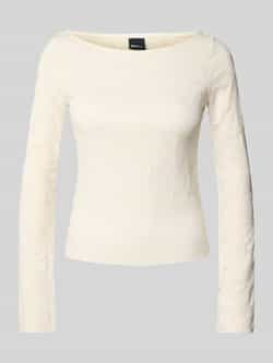 Gina Tricot Shirt met lange mouwen en etskanteffect