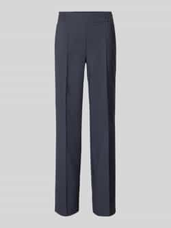Betty Barclay Straight leg stoffen broek met vaste persplooien