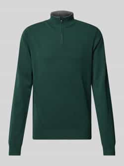 Boss Gebreide pullover met opstaande kraag model 'Emarlo'