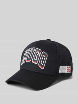 HUGO Baseballpet met labelstitching model 'Jude'