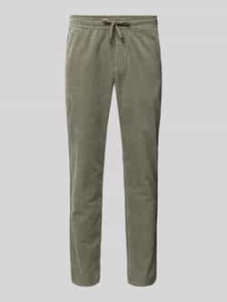 Only & Sons Tapered fit corduroy broek met elastische band model 'LINUS'
