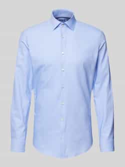 Jake*s Slim fit zakelijk overhemd met kentkraag