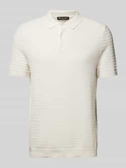 Michael Kors Regular fit poloshirt met structuurmotief model 'TUCK STRIPE'