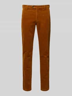 Mmx Slim fit corduroy broek met achterzakken model 'Lupus'
