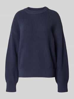 Jake*s Casual Oversized gebreide pullover met ribboorden