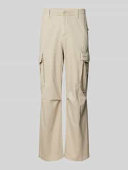 Tommy Jeans Cargobroek met labeldetail model 'AIDEN'