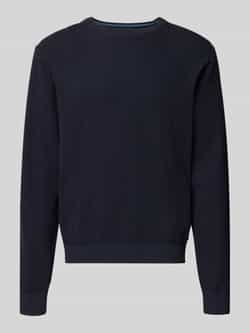 Tom Tailor Regular fit gebreide pullover van zuiver katoen