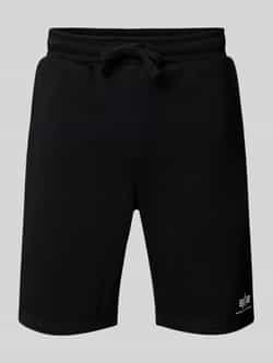 Alpha industries Sweatshorts met elastische band en tunnelkoord