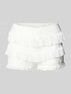 ANOTHER COTTON LAB Slim fit korte broek met kant