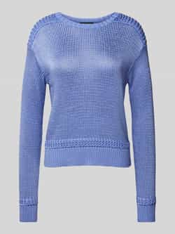 Lauren Ralph Lauren Gebreide pullover met ribboorden model 'FASHMETTE'