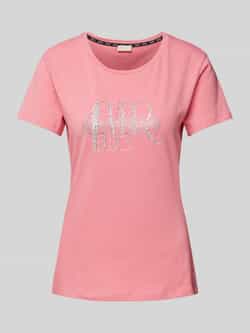 LIU JO SPORT T-shirt met strass-steentjes