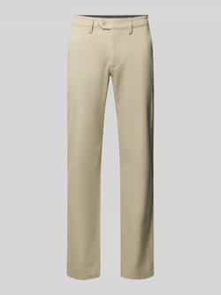 Christian Berg Men Regular fit stoffen broek met achterzakken