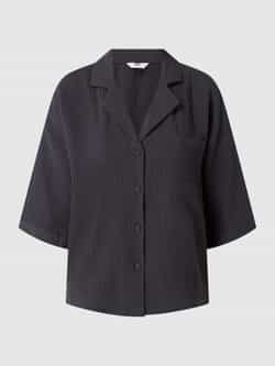 Only Boxy fit blouse met korte mouwen van zuiver katoen model 'THYRA'