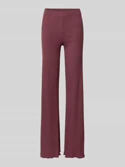 OH APRIL Flared stoffen broek met structuurmotief model 'Lyle'