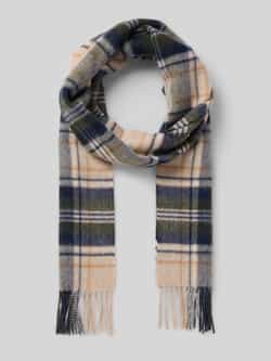 Barbour Nieuwe Geruite Sjaal Stijlvol Accessoire Beige Heren