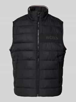 Boss Gewatteerd jack met labelprint model 'Cenito'