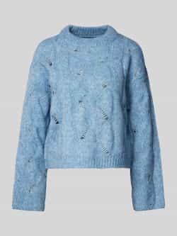 Vero Moda Relaxed fit gebreide pullover met wol model 'LINA'