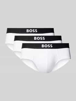 Boss Slip met elastische band met label in een set van 3 stuks