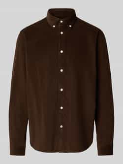 Selected Homme Regular fit ribcordoverhemd van puur katoen model 'DANNI'