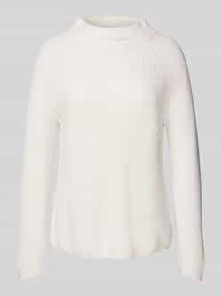 Monari Gebreide pullover met opstaande kraag