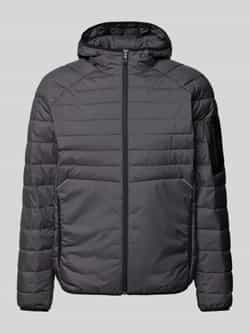 BOSS Green Gewatteerd jack met capuchon model 'Thor'