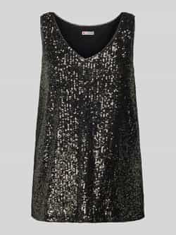 Street One Regular fit blousetop met pailletten