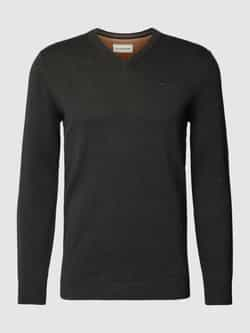 Tom Tailor Gebreide pullover met V-hals