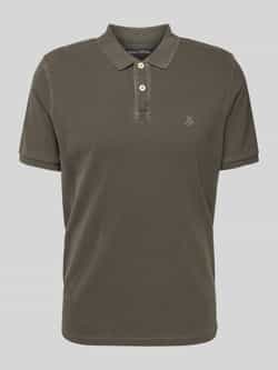 Marc O'Polo Regular fit poloshirt van puur katoen met logostitching