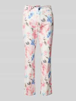 Christian Berg Woman Slim fit broek met verkort model