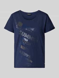Monari T-shirt met statementprint