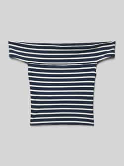 Blue Effect Tanktop in off shoulder-look