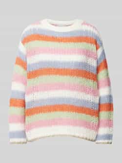 Rich & Royal Gebreide pullover met ronde hals