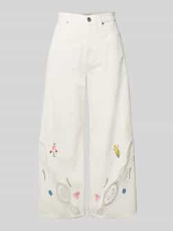 Weekend Max Mara Wide leg jeans met verkort model 'LORD'