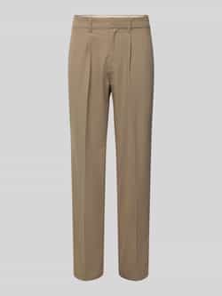 JACK & JONES Premium Loose fit stoffen broek met plooi aan de taille model 'KARL'