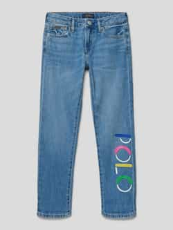 Polo Ralph Lauren Teens Jeans met labelstitching model 'PAMINAS'