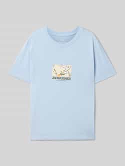 Jack & jones T-shirt met labelprint model 'TAVIRA'