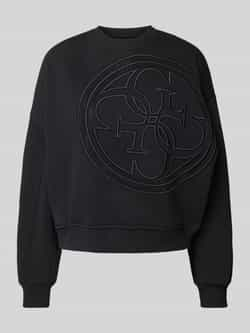 Guess Dames Logo Sweater Black Dames