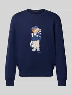 Polo Ralph Lauren Sweatshirt met motiefprint en ronde hals